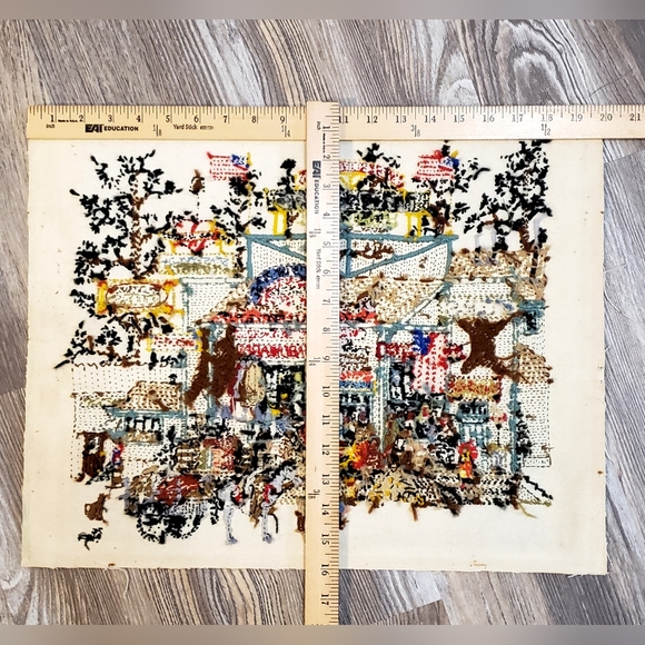 Timberline Jacks Trading Post Embroidered Tapestry 20x16 in General Store Decor - Picture 13 of 15